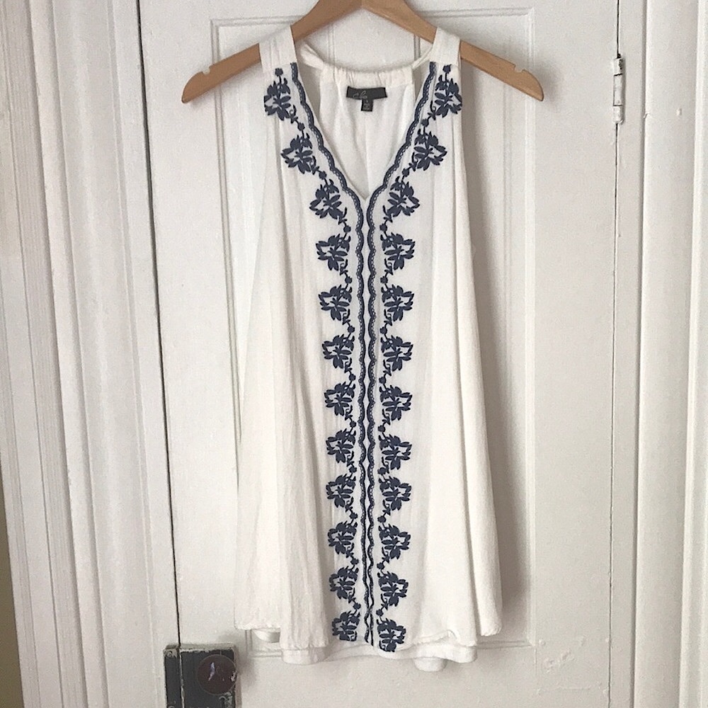 Anthropologie Embroidered Sundress